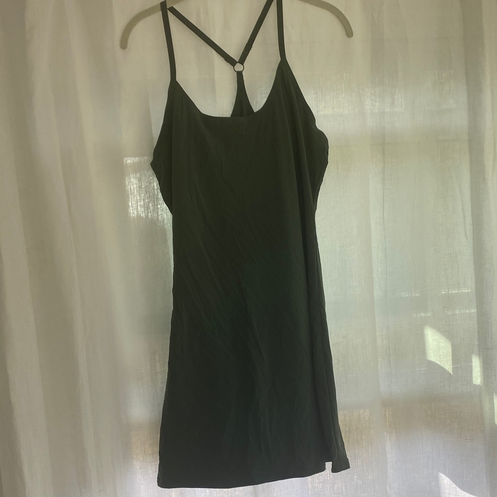 Outdoor Voices tennis dress forest green